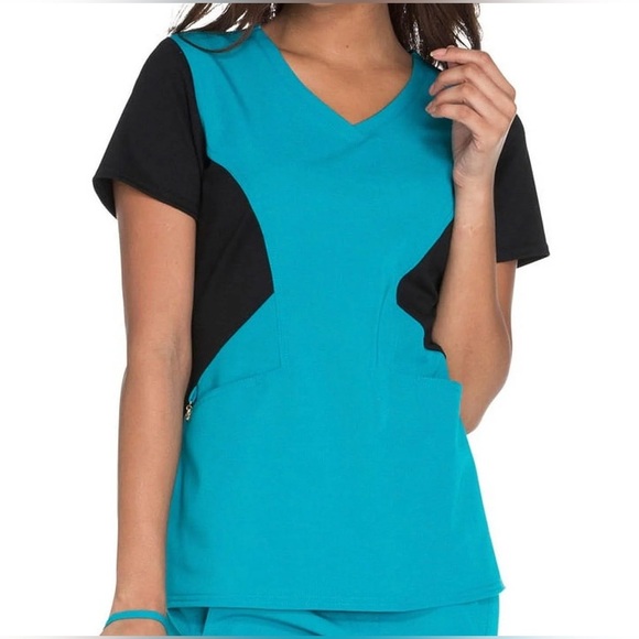 Careisma by Sofia Vergara Fearless Teal Blue Scrub Set - Picture 1 of 2